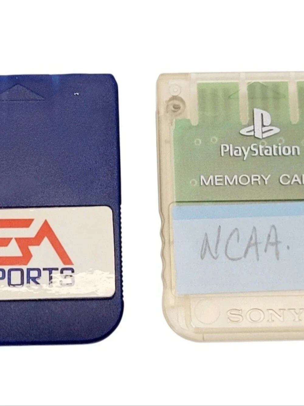 (Lot Of 2) PS1 Limited Edition EA Sports Playstation Memory Card/Model SCPH-1020